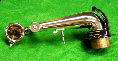 Re-nickeled tone arm - rebuilt sound box